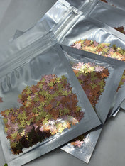 Glitter Bag Leaves