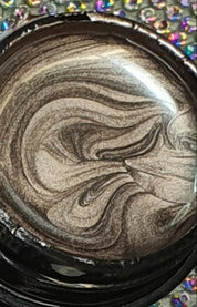Trío de pinturas en gel metálico