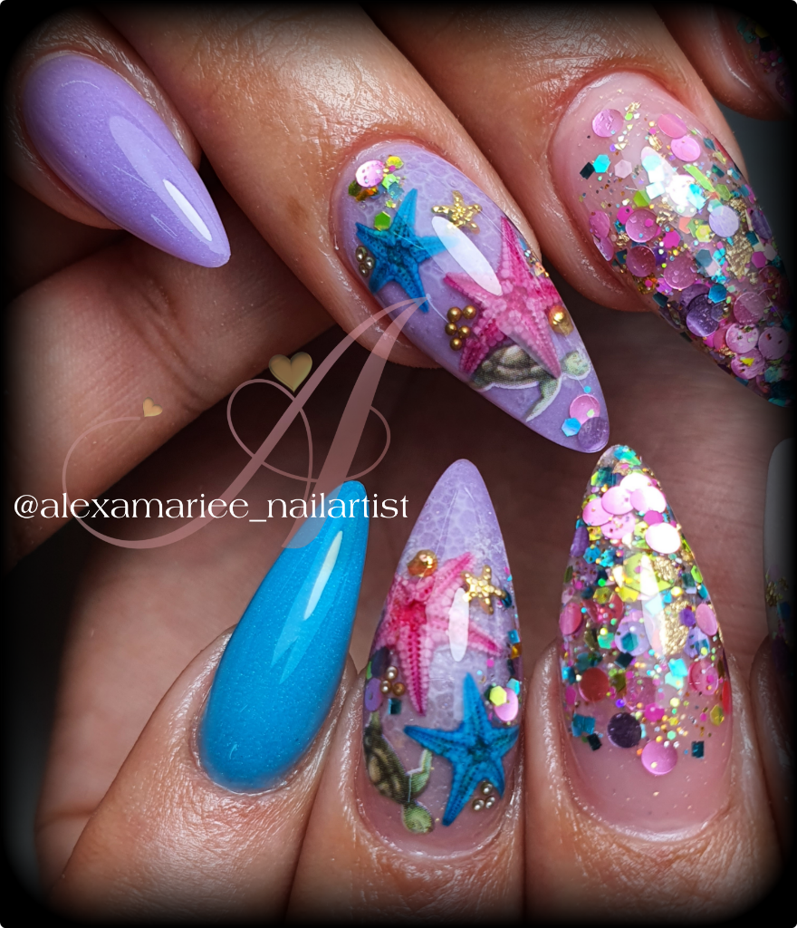 Mini estrellas de colores
