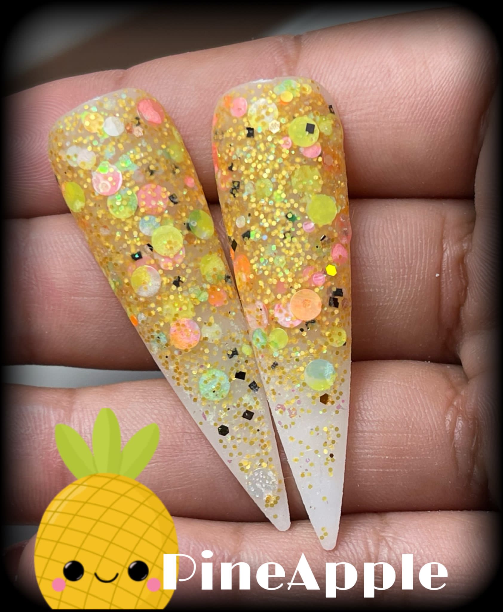 Glitter Pineapple