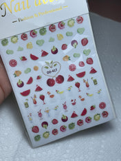 Stickers de Frutas